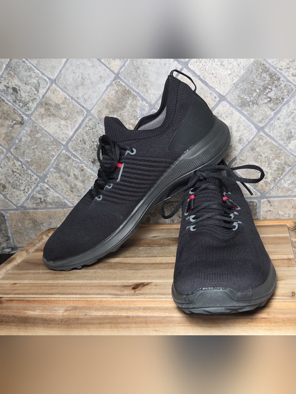 Footjoy Flex XP Waterproof Mens 11.5 M Golf Shoes Black Mesh Spikeless 56271
